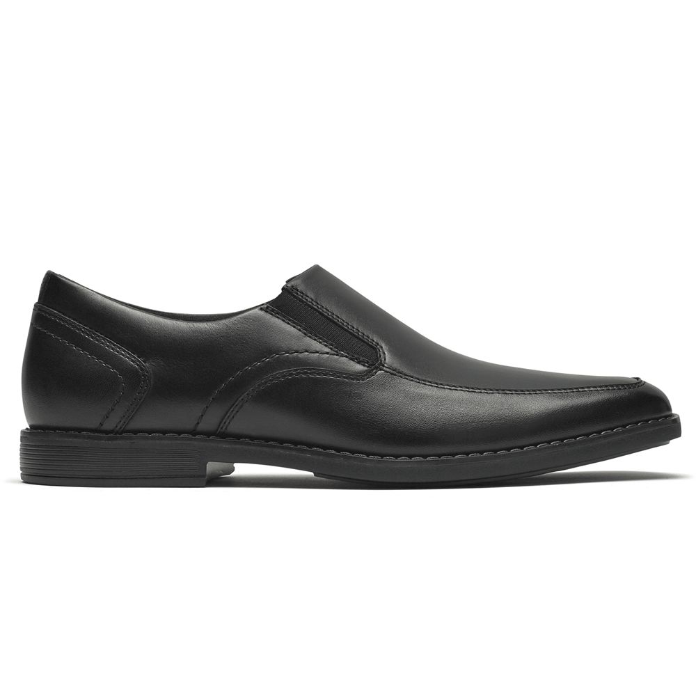 Rockport Canada Slayter Bike - Mens Slip-Ons Black (WRP831962)